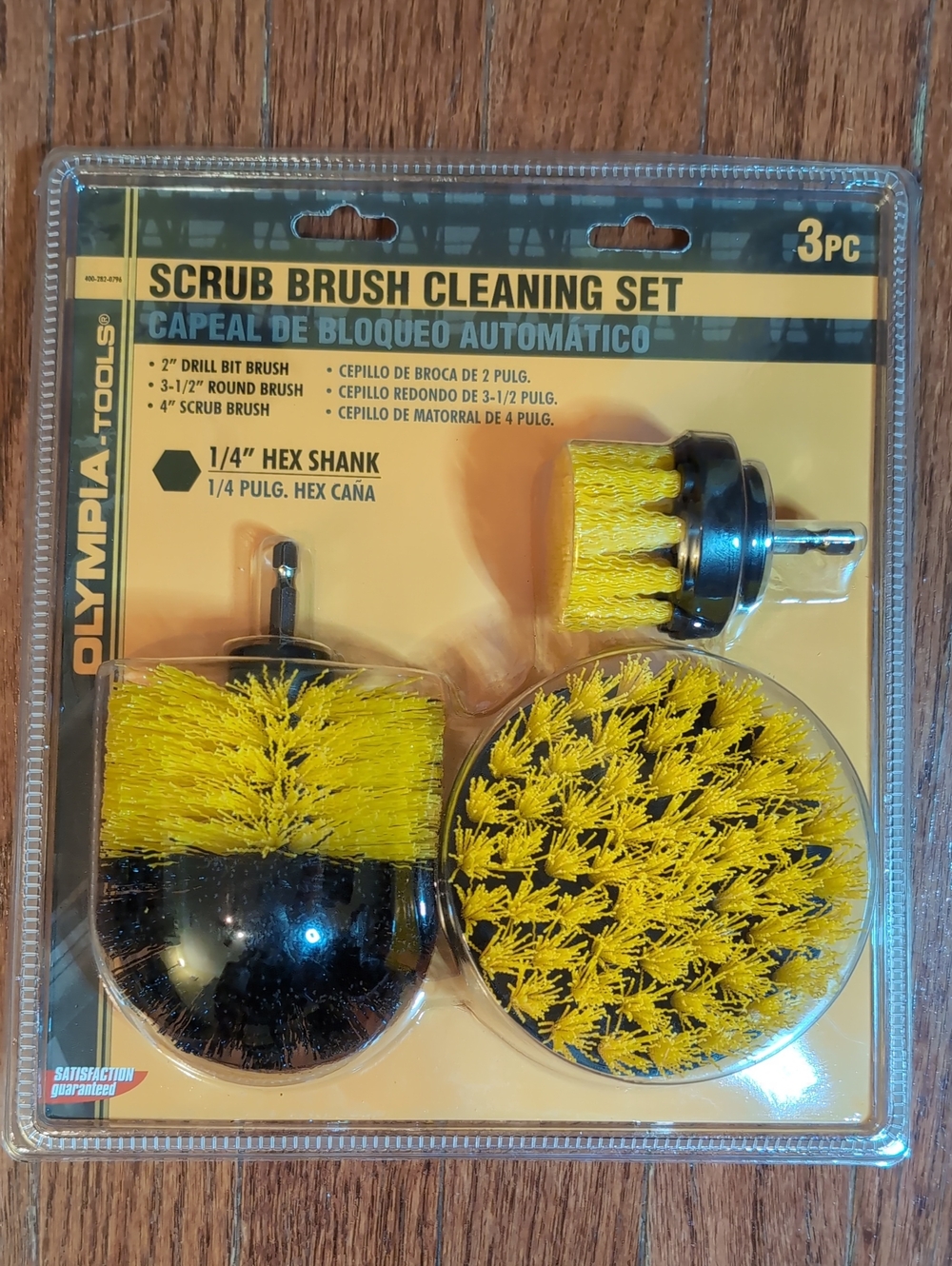 Olympia Tools Scrub Brush Cleaning Set - 3pc New